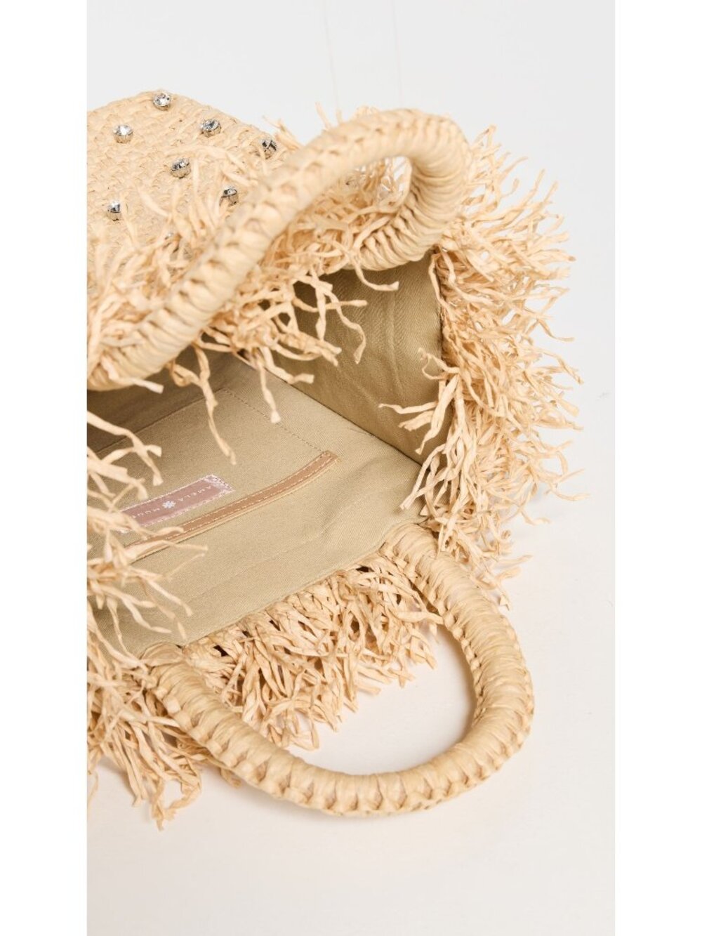 Pamela Munson check mate mini sparkle bag in Natural New Tote Purse - Picture 4 of 12